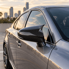 NINTE Front Outer Side Door Mirror Cover Caps Fit for Lexus IS200t IS250 IS300 IS350 2014-2020 Carbon Fiber Look M Style ABS - NINTE