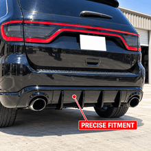 NINTE Rear Bumper Lip Diffuser Fit for Dodge Durango 2011-2026 Gloss Black 5-Piece V1 Sport Style - NINTE