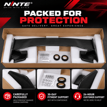 NINTE Rear Trunk Spoiler Wing Fit for Subaru WRX and WRX STI Sedan 2015-2021 Carbon Fiber Look One Piece JDM Sport Style Without Logo - NINTE