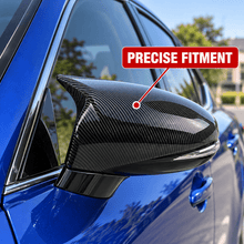 NINTE Front Outer Side Door Mirror Cover Caps Fit for Lexus IS200t IS250 IS300 IS350 2014-2020 Carbon Fiber Look M Style ABS - NINTE