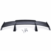 NINTE Rear Spoiler Wing Fit for Ford Mustang GT350 GT500 Painted Carbon Fiber Look ABS Plastic GT Style 58 Inch - NINTE