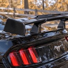 NINTE Rear Spoiler Wing Fit for Ford Mustang GT350 GT500 Painted Carbon Fiber Look ABS Plastic GT Style 58 Inch - NINTE