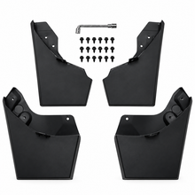 NINTE Front and Rear Mud Flaps Splash Guards Kit Fit for Toyota Tacoma 2024-2025 Black ABS 4-Piece