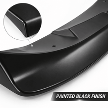 NINTE Front Bumper Lip Splitter Fit for Chevrolet Corvette C6 Base 2005-2013 Painted Black ABS Plastic 3-Piece ZR1 Style - NINTE