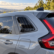 NINTE Rear Window Louvers Fit for Honda CR-V 2023-2026 Gloss Black ABS 2-Piece Body Kit - NINTE