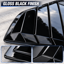 NINTE Rear Window Louvers Fit for Honda CR-V 2023-2026 Gloss Black ABS 2-Piece Body Kit - NINTE