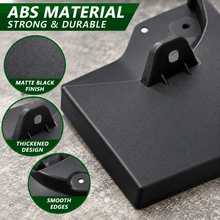 NINTE Front and Rear Mud Flaps Splash Guards Kit Fit for Toyota Tacoma 2024-2025 Black ABS 4-Piece