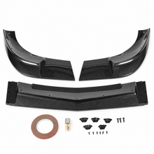 NINTE Front Bumper Lip Splitter Fit for Chevrolet Corvette C6 Base 2005-2013 Carbon Fiber Look ABS Plastic ZR1 Style - NINTE