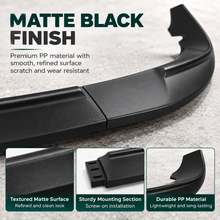 NINTE Front Bumper Lip Splitter Fit for Chevrolet Corvette C6 Base 2005-2013 Matte Black One Piece Sport Style Without Logo - NINTE