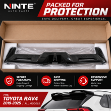 NINTE Rear Roof Spoiler Wing Fit for Toyota RAV4 2019-2025 Painted Gloss Black Pearl One Piece MCX Sport Style