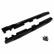 NINTE Side Skirt Splitter Extension Kit Fit for BMW X3 G01 X4 G02 X3M F97 X4M F98 2018-2023 Painted Gloss Black Without Logo - NINTE