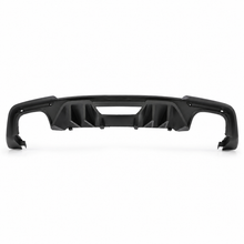 NINTE Rear Bumper Diffuser Lip Fit for Ford Mustang EcoBoost GT350 2018-2023 Black Polypropylene Rock Style Dual Exhaust Only
