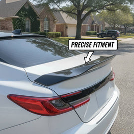 NINTE Rear Trunk Spoiler Wing Fit for Toyota Camry LE XLE SE XSE 2025-2026 Painted Gloss Black One Piece JDM R Style Highkick Without Logo - NINTE