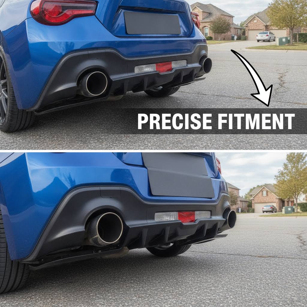 NINTE AERO VORTEX Style Rear Diffuser for 2022-2026 Toyota GR86 Subaru BRZ - NINTE