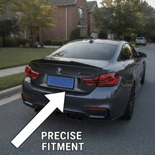 Cargar imagen en el visor de la galería, NINTE Rear Trunk Spoiler Wing Fit for BMW 4 Series F82 M4 Coupe 2015-2020 Painted Gloss Black One Piece Sport Style Without Logo - NINTE