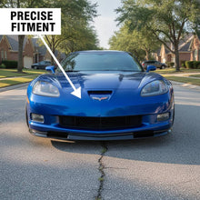 Load image into Gallery viewer, NINTE Front Bumper Lip Splitter Fit for 2005-2013 Chevrolet Corvette C6 Widebody Painted 3-Piece Kit ZR1 Sport Style Without Logo
