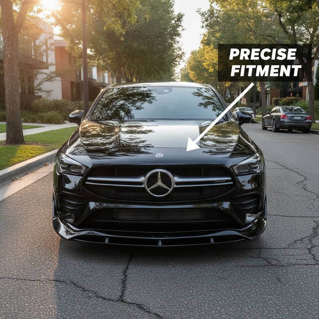 NINTE Front Lip for 2020-23 Mercedes Benz CLA Class CLA 250 / AMG CLA 35 45 - NINTE