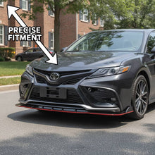 Laden Sie das Bild in den Galerie-Viewer, NINTE Front Lip With Red Line For 2021-2024 8.5th Gen Toyota Camry SE XSE Highlight Style - NINTE
  