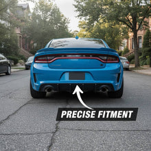 Cargar imagen en el visor de la galería, NINTE Rear Bumper Diffuser Lip Splitter Fit for 2020-2023 Dodge Charger Widebody Painted Gloss Black One Piece Sport Style Without Logo - NINTE