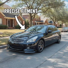 Load image into Gallery viewer, NINTE Front Bumper For 2010-2013 Infiniti G37 Sedan 3 Pcs Front Lip Splitter Air Chin - NINTE
  