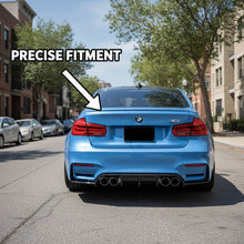 Load image into Gallery viewer, NINTE Rear Bumper Diffuser Lower Middle Lip Fit for BMW F80 M3 F82 F83 M4 with M Sport Bumper 2015-2020 Painted ABS One Piece Sport Style Without Light