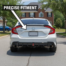 Cargar imagen en el visor de la galería, NINTE YOFER V2 Style Rear Diffuser + Corner Spats For 2022-2026 11th Honda Civic Sedan - NINTE