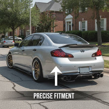 Cargar imagen en el visor de la galería, NINTE Highkick Rear Spoiler For 2007-2015 Infiniti G25 G35 G37 Q40 Sedan PSM Style - NINTE