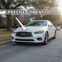 Load image into Gallery viewer, NINTE Front Lip For 2018–2024 Infiniti Q50 Base / LUXE 3PCS Front Bumper Lip Chin Spoiler Splitter - NINTE