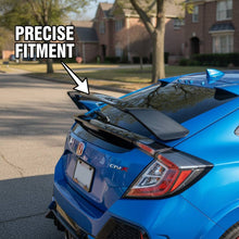 Charger l'image dans la galerie, NINTE Rear Trunk Spoiler Wing Fit for Honda Civic 11th Gen Hatchback 2022-2025 Painted Gloss Black One Piece HP HPD Style Without Logo