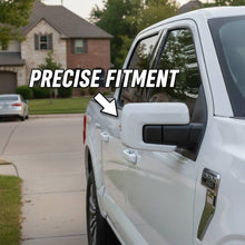 Charger l'image dans la galerie, NINTE Side Mirror Cover Caps Overlays Fit for 2021-2025 Ford F150 Painted Gloss White Pair With Turn Signal Hole Sport Style Without Logo
