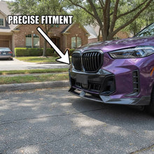 Cargar imagen en el visor de la galería, NINTE Front Bumper Lip Fit for 2024-2026 BMW LCI G05 X5 M-Sport MP Style Painted Gloss Black One Piece Sport Style Without Logo - NINTE