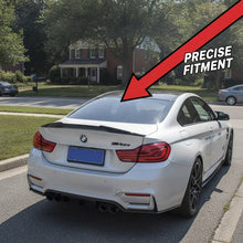 Cargar imagen en el visor de la galería, NINTE Rear Trunk Spoiler Wing Fit for BMW 4 Series F82 M4 Coupe 2015-2020 Painted Gloss Black One Piece Sport Style Without Logo - NINTE