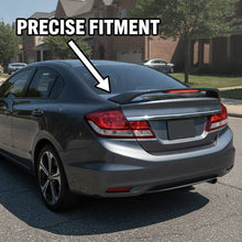 Load image into Gallery viewer, NINTE Rear Trunk Spoiler Wing Fit for Honda Civic Sedan 2012-2015 Matte Black with Integrated LED - NINTE
