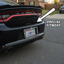 Load image into Gallery viewer, NINTE Fire Style 3D License Plate Frame Cover ABS Painted Chrome Plate Cover Trim Protector with 2 Holes Exterior Accessories - NINTE
  