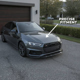 NINTE V Style Front Lip For 2020-2024 Audi A4 S4 B9.5 Sline