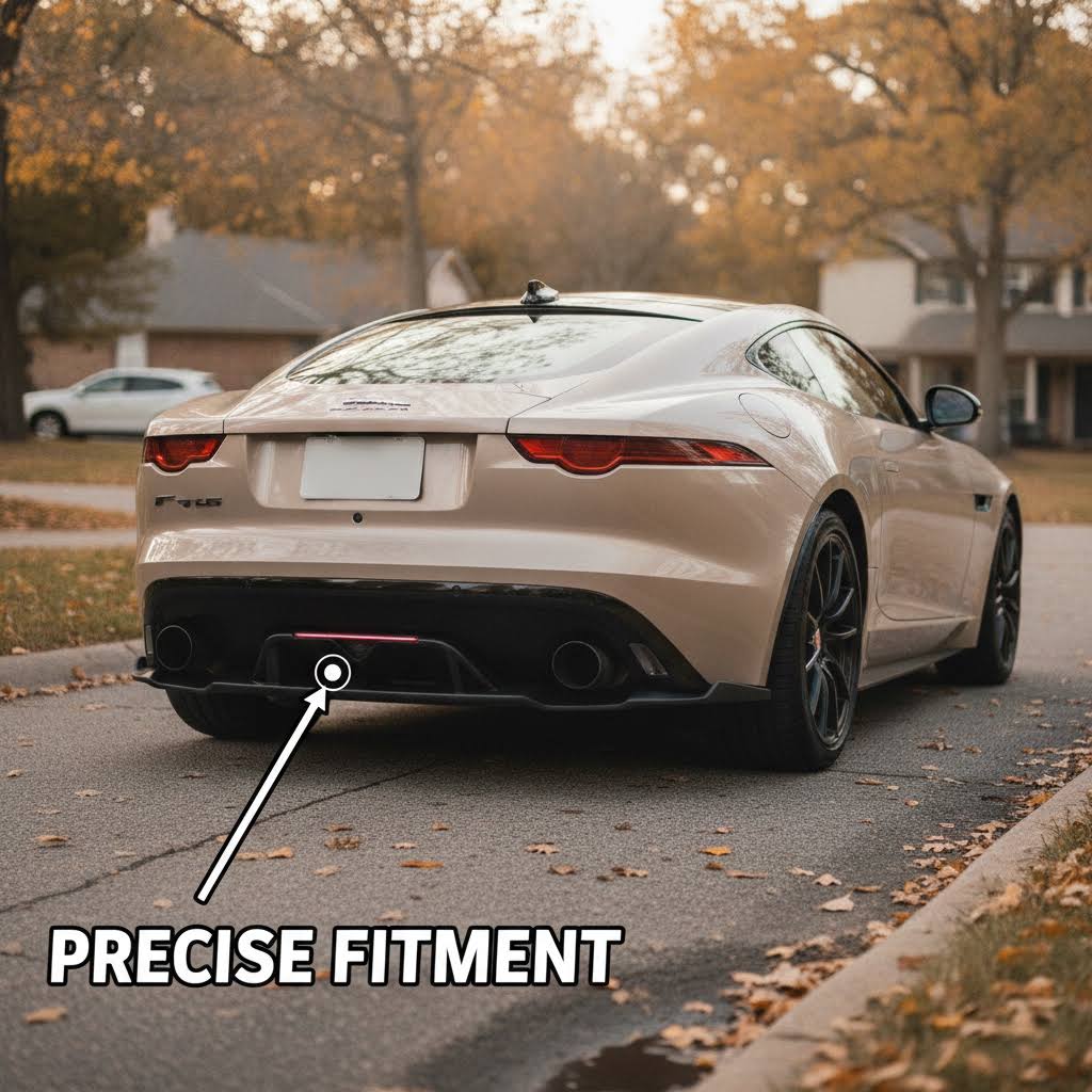 Rear Bumper Diffuser Lip Splitter Fit for Scion FR-S Toyota 86 Subaru BRZ 2013-2020 Sport Style