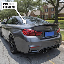 Cargar imagen en el visor de la galería, NINTE Rear Trunk Spoiler Wing Fit for BMW 4 Series F82 M4 Coupe 2015-2020 Painted Gloss Black One Piece Sport Style Without Logo - NINTE
