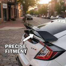 Charger l'image dans la galerie, NINTE Rear Trunk Spoiler Wing Fit for Honda Civic 11th Gen Hatchback 2022-2025 Painted Gloss Black One Piece HP HPD Style Without Logo