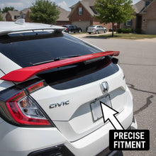 Charger l'image dans la galerie, NINTE Rear Trunk Spoiler Wing Fit for Honda Civic 11th Gen Hatchback 2022-2025 Painted Gloss Black One Piece HP HPD Style Without Logo