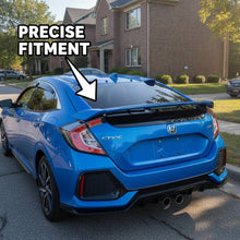 Charger l'image dans la galerie, NINTE Rear Trunk Spoiler Wing Fit for Honda Civic 11th Gen Hatchback 2022-2025 Painted Gloss Black One Piece HP HPD Style Without Logo