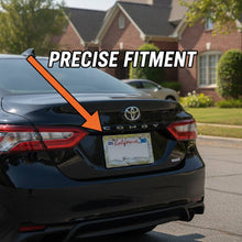 Load image into Gallery viewer, NINTE Fire Style 3D License Plate Frame Cover ABS Painted Chrome Plate Cover Trim Protector with 2 Holes Exterior Accessories - NINTE
  
