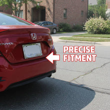 Load image into Gallery viewer, NINTE Fire Style 3D License Plate Frame Cover ABS Painted Chrome Plate Cover Trim Protector with 2 Holes Exterior Accessories - NINTE
  