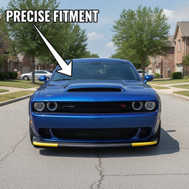 NINTE For 2015-2026 Dodge Challenger Scat Pack 2019-2026 R/T GT Front Lip Bumper Guard Front Splitter 2PCs - NINTE