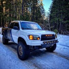 画像をギャラリービューアに読み込む, NINTE For 2003-2006 TOYOTA Tundra Grill &amp; W/LED Lights Black Front Bumper Grille