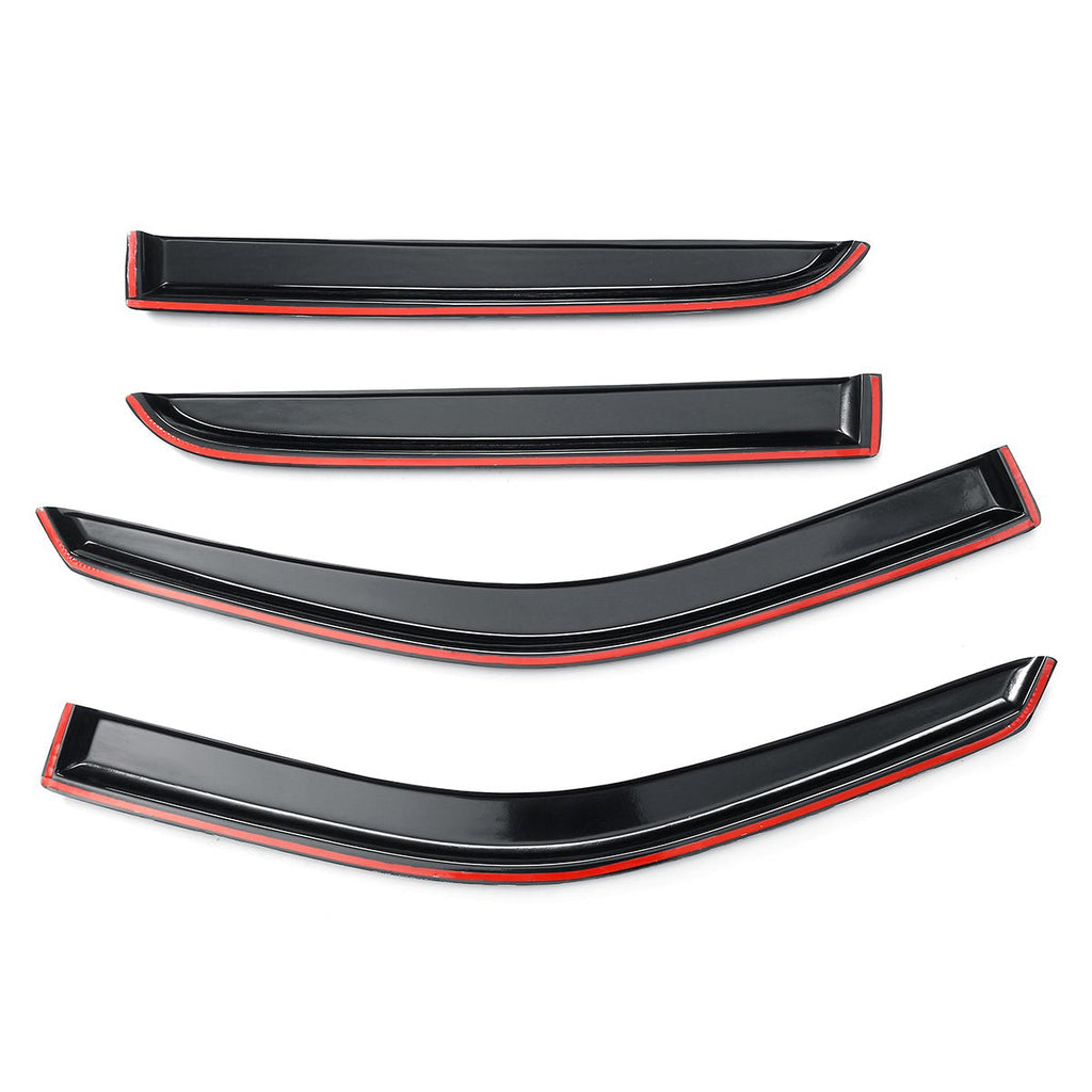 NINTE Window Visor Vent Rain Guard For 2009 - 2025 Dodge Ram 1500 2500 3500 - NINTE