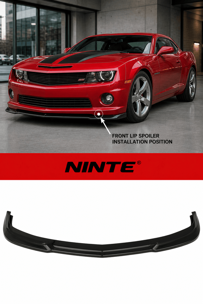 NINTE Front Bumper Lip 2010-2013 Chevy Camaro SS V8 ZL1 Style ABS Bodykit