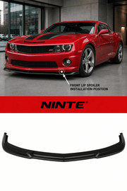 NINTE Front Bumper Lip 2010-2013 Chevy Camaro SS V8 ZL1 Style ABS Bodykit - NINTE