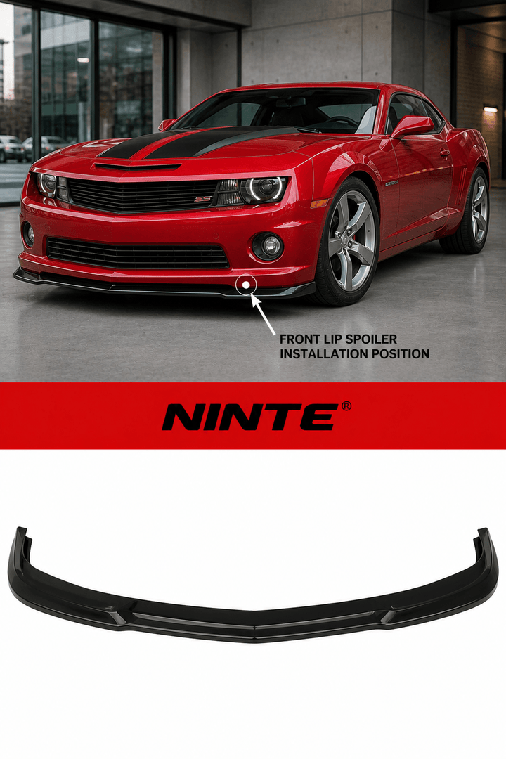 NINTE Front Bumper Lip 2010-2013 Chevy Camaro SS V8 ZL1 Style ABS Bodykit - NINTE