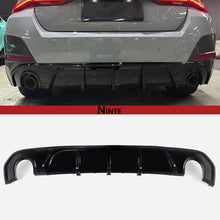 Load image into Gallery viewer, NINTE For 2022 - 2024 BMW 4 Series Gran Coupe G26 i4 M - Sport Rear Diffuser ABS Rear lip - NINTE