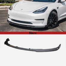 Laden Sie das Bild in den Galerie-Viewer, NINTE For 2017 - 2023 Tesla Model 3 Front Lip 3 Pieces Sport Style Splitter - NINTE